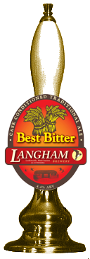 Hand Pump with Langham Real Ale Pumpclip