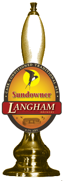 Hand Pump with Langham Real Ale Pumpclip